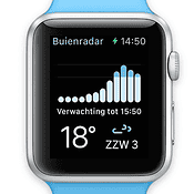Buienradar krijgt ondersteuning voor Apple Watch