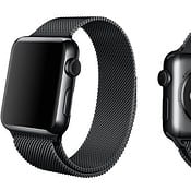 Apple Watch met zwart Milanees bandje gespot in Apple Store