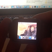 Hoe zou OS X Yosemite op een Apple Watch eruit zien?