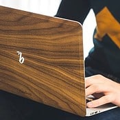 Houten skin van Bambooti geeft je MacBook een natuurlijke uitstraling