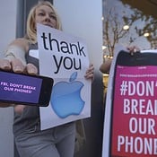 Honderden mensen protesteren bij Apple Stores vanwege FBI-zaak