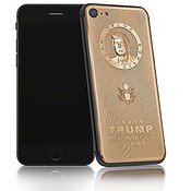 Voor de fans: vergulde iPhone met portret van Donald Trump