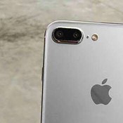 Foto's van iPhone 7s dummy tonen glazen achterkant