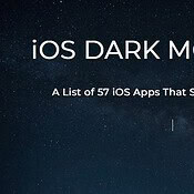 Deze website biedt een overzicht van apps met donkere weergave