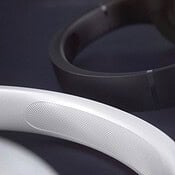 'Apple's koptelefoon makkelijk op te bergen dankzij flexibele hoofdband'