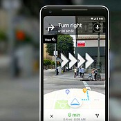 Google test navigatie met augmented reality in Google Maps