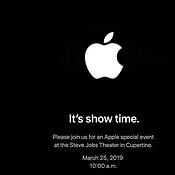 Officieel: Apple verstuurt uitnodigingen voor event op 25 maart