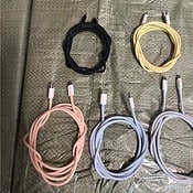 Gerucht: 'Gekleurde en gevlochten usb-c-kabel iPhone 15 werkt met usb 2-snelheden'