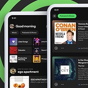 Spotify geeft muziek en podcasts een eigen plek in vernieuwde app