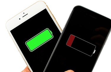 iphone-volle-lege-batterij