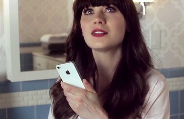 iPhone 4s Zooey Deschanel reclame