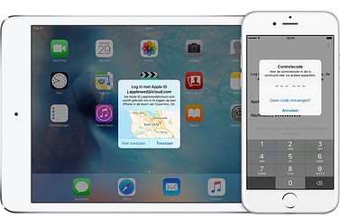 Tweefactorauthenticatie instellen voor je Apple ID en iCloud.