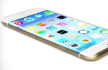 iPhone 6 curved display