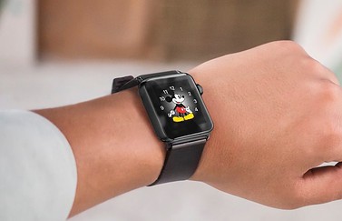Mickey Mouse op de Apple Watch.
