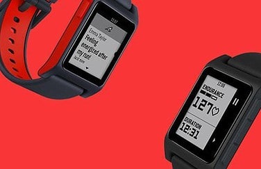 Pebble smartwatch zwart-rood