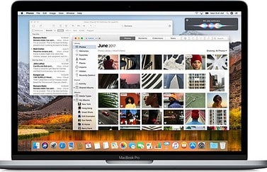 macOS High Sierra op een MacBook