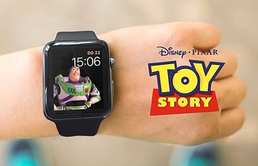 Toy Story met Buzz Lightyear op de Apple Watch.
