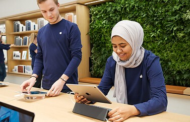 Wenen Apple Store: medewerkers