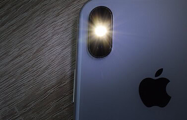 iPhone X flitser
