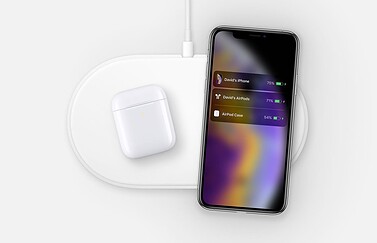 AirPower met iPhone XS en AirPods.