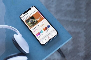 Ontdekken-pagina op Apple Music.