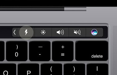 Juice app op de Touch Bar