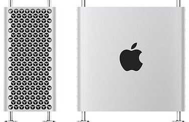 Mac Pro 2019 zijkant en front