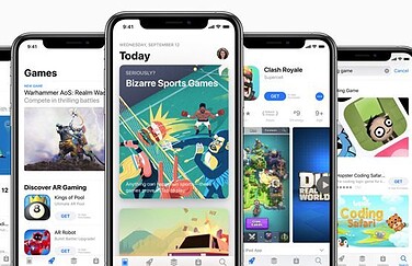 App Store schermen