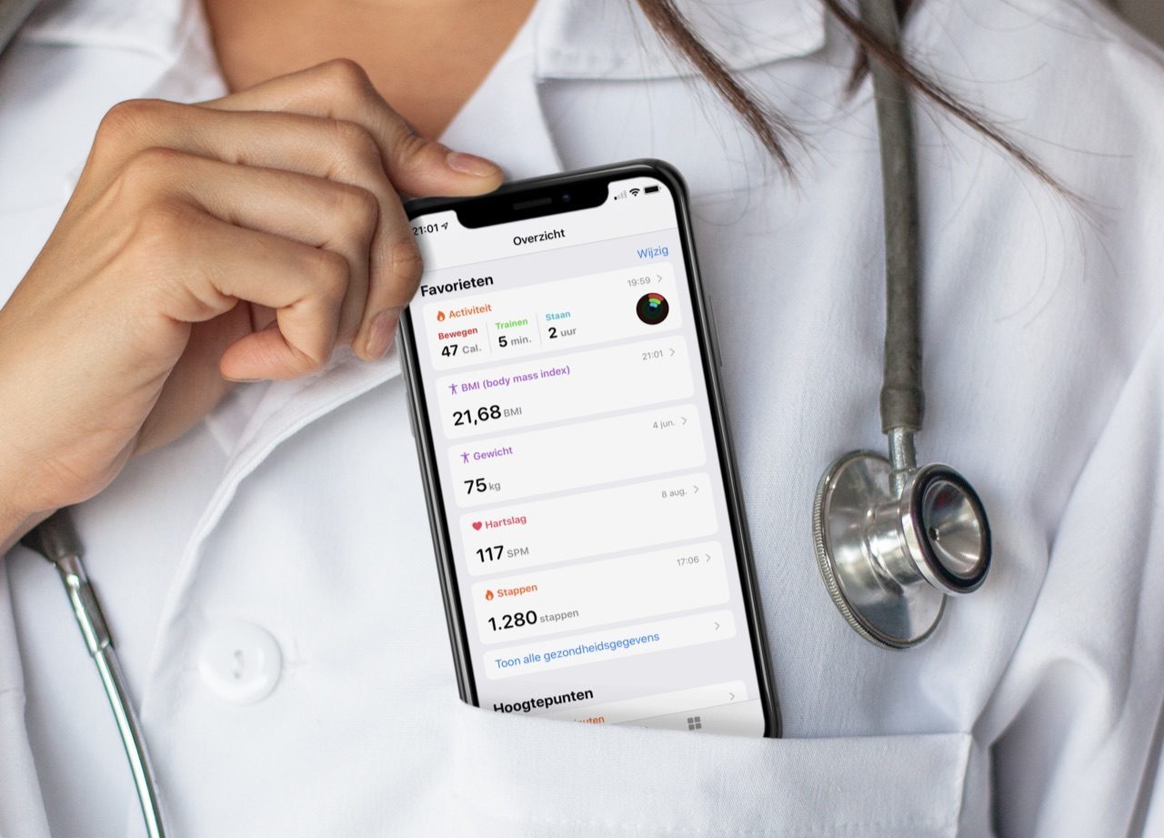 Dokter met Gezondheid-app in iOS 13.