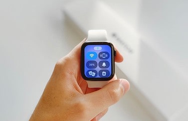 Bedieningspaneel in watchOS 10 op de Apple Watch