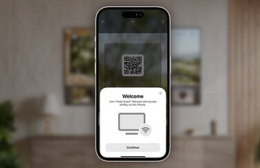 AirPlay in hotel in iOS 17