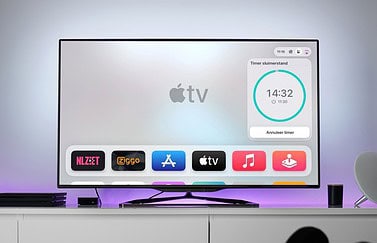 Apple TV slaaptimer gebruiken