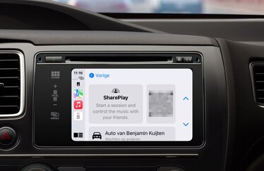 CarPlay in iOS 17 met muziekfunctie voor passagiers