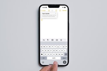 Dicteren op iPhone in iOS 17