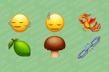 Selectie van nieuwe emoji voor Emoji 15.1