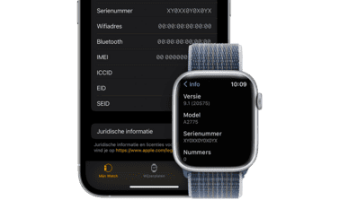 Apple Watch serienummer