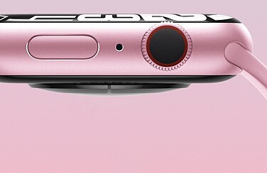 Apple Watch Series 9 concept in roze