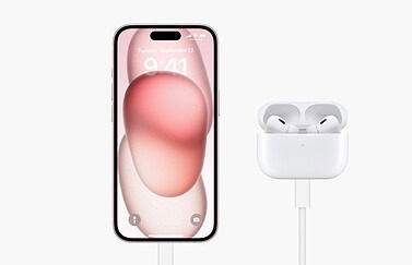 iPhone 15 en AirPods Pro met usb-c