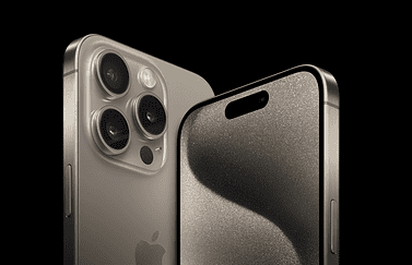iPhone 15 Pro titanium