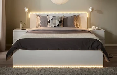 IKEA Ormanas ledstrip rondom bed