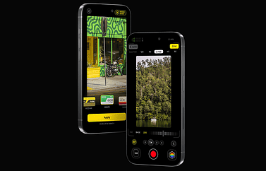Kino videocamera app: portrait filmen