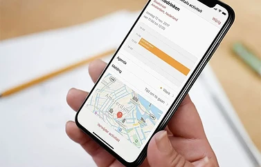 Locatie in agenda-app