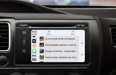 CarPlay app van regionale omroep