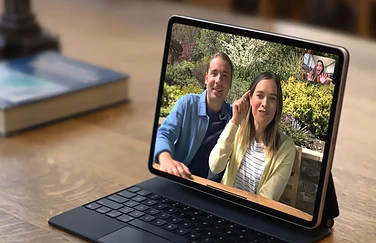 FaceTime op iPad Pro 2024