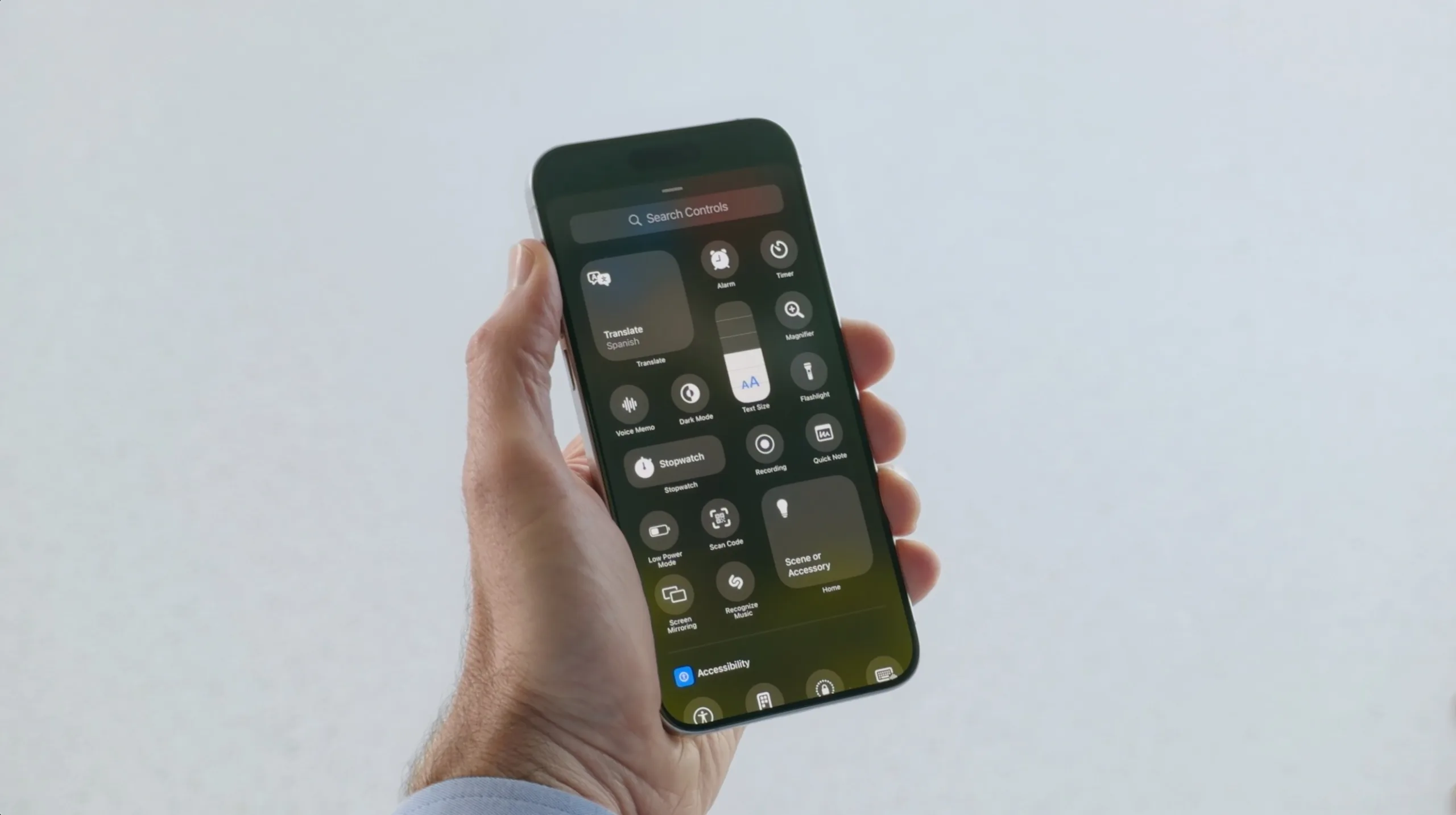 iOS 18 Bedieningspaneel aanpassen