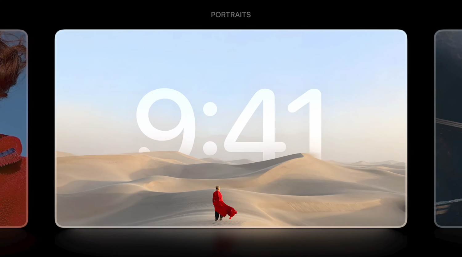 tvOS 18 screensavers met portretfoto's