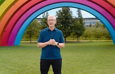 Tim Cook tijdens september event 2024