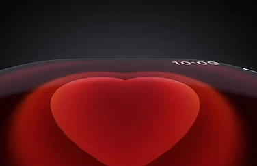 Apple Watch hartslag close-up