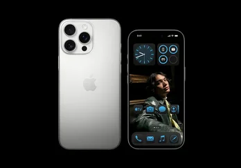 iPhone 16 Pro Max in zilver