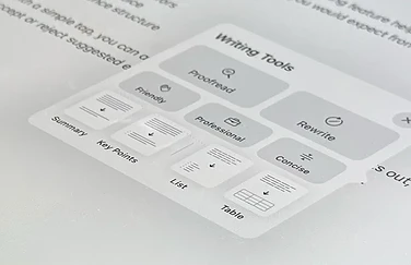Apple Intelligence Writing Tools